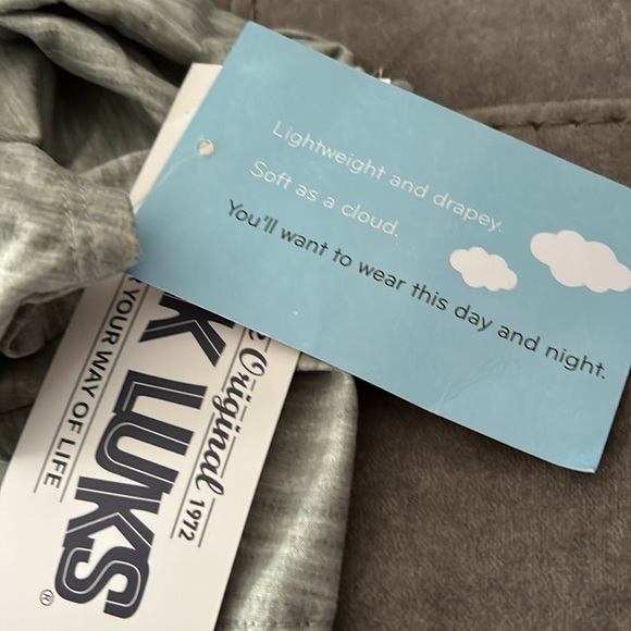 MUK LUKS Women's Jumpsuit Jumpsuits Sz L The Long Weekend Cloud Gray NWT - Picture 3 of 4